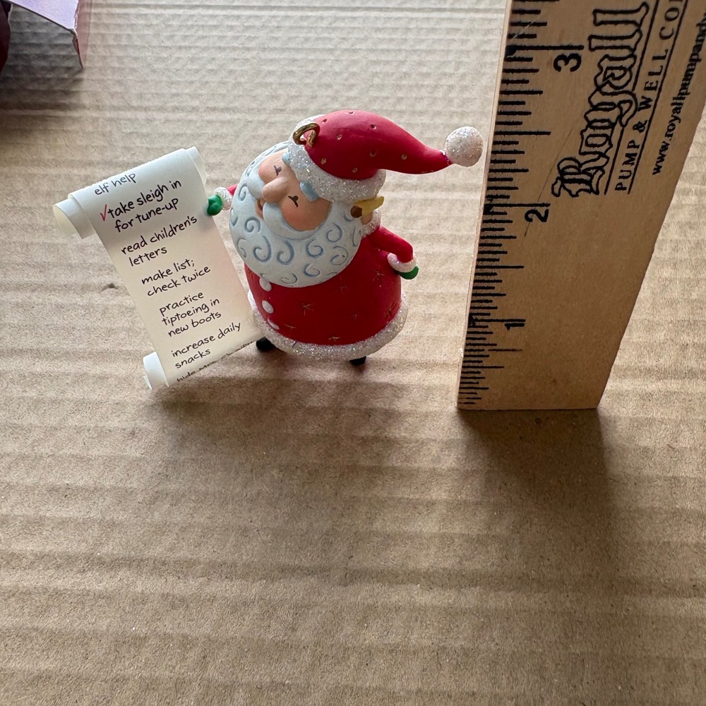 Hallmark Keepsake Ornament So Much To Do Santa Christmas 2004 New In Box - Picture 8 of 9